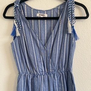 Patterned romper